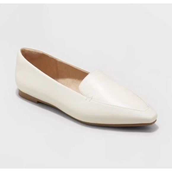 a new day Shoes - A New Day Shoes Women's 8 Loafer Flats Ivory Hayes Memory Foam Insole New Spring